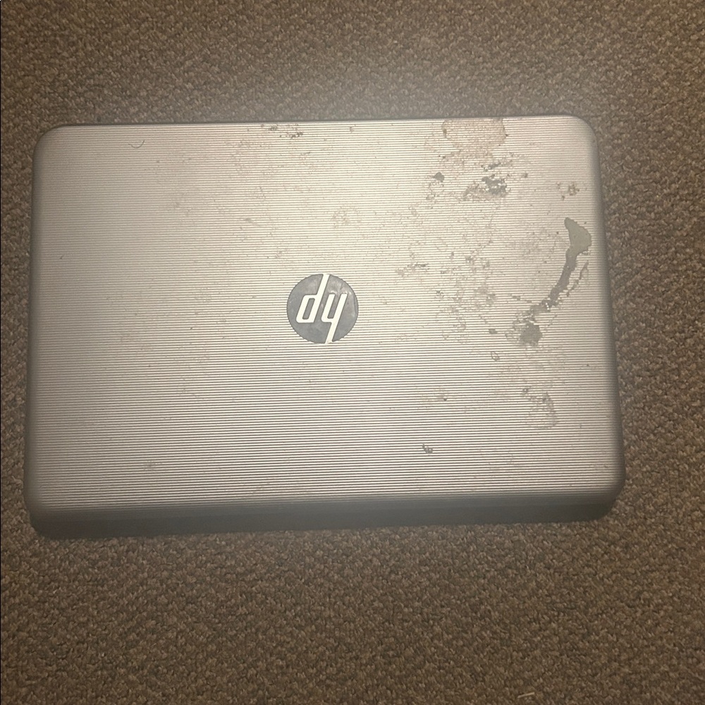 HP Gray Laptop with Textured Finish